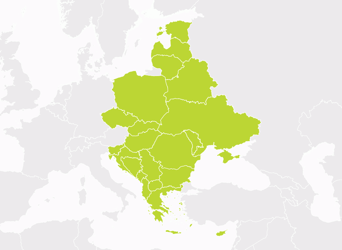 Doğu Avrupa Haritası